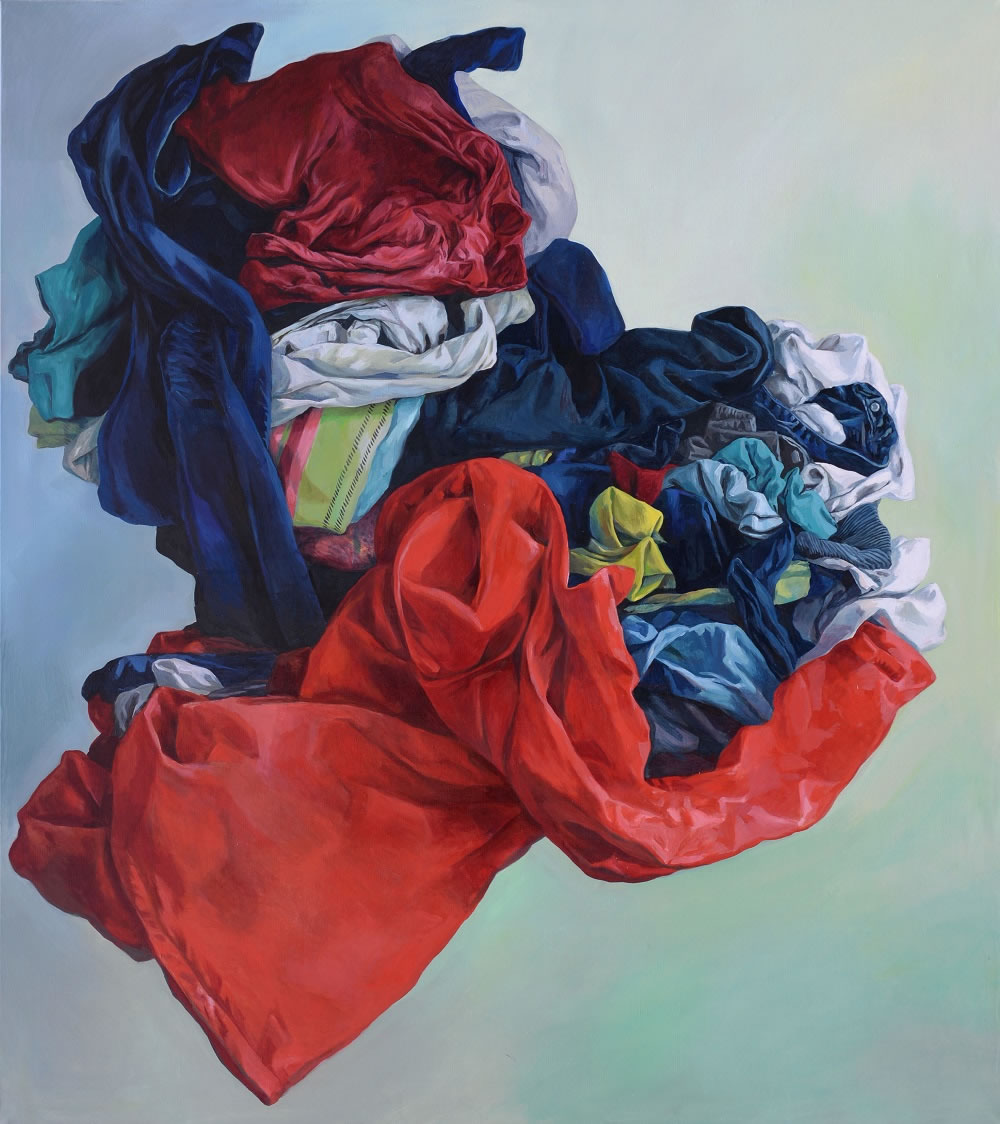 Alina Kunitsyna | es wird schon glei dumpa | 180 x 160 cm | 2018 | Foto Kunitsyna Galerie3