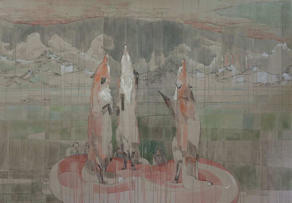 Maria Legat | Ende Gut | 2019 | Ausschnitt | 320 x 380 cm | Galerie3